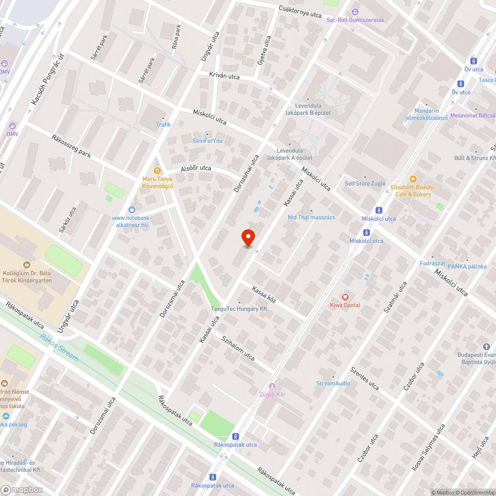 Nincs világítás bejelentés helye