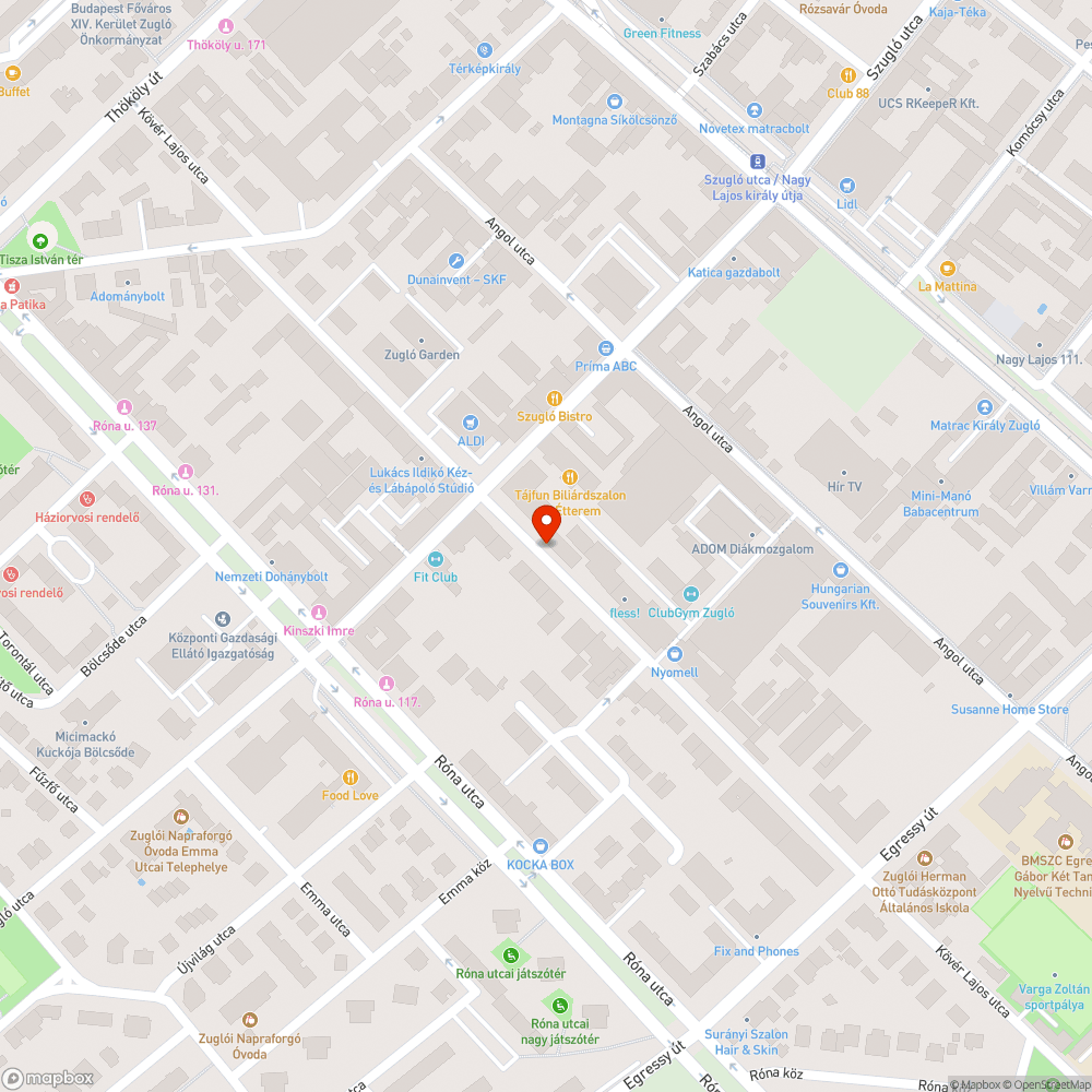 Fa + lámpa bejelentés helye