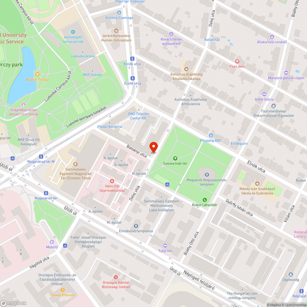 Elhagyott roncs bejelentés helye