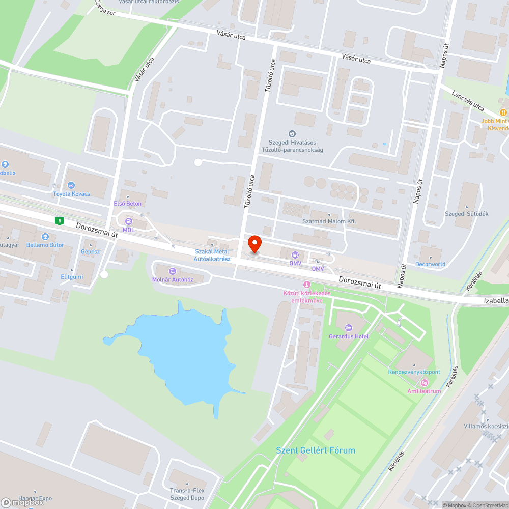 Elvékonyodott, kilyukadt fedlap bejelentés helye