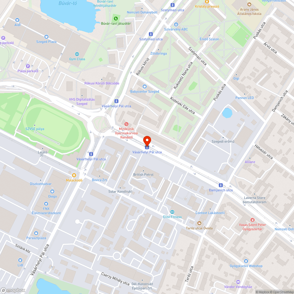 Összefirkált utasváró bejelentés helye