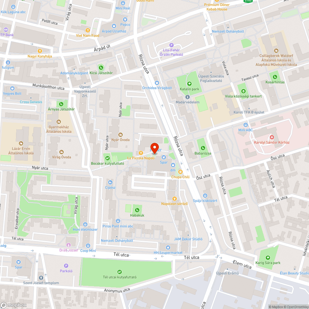 Ordítóan hiányzó fa bejelentés helye