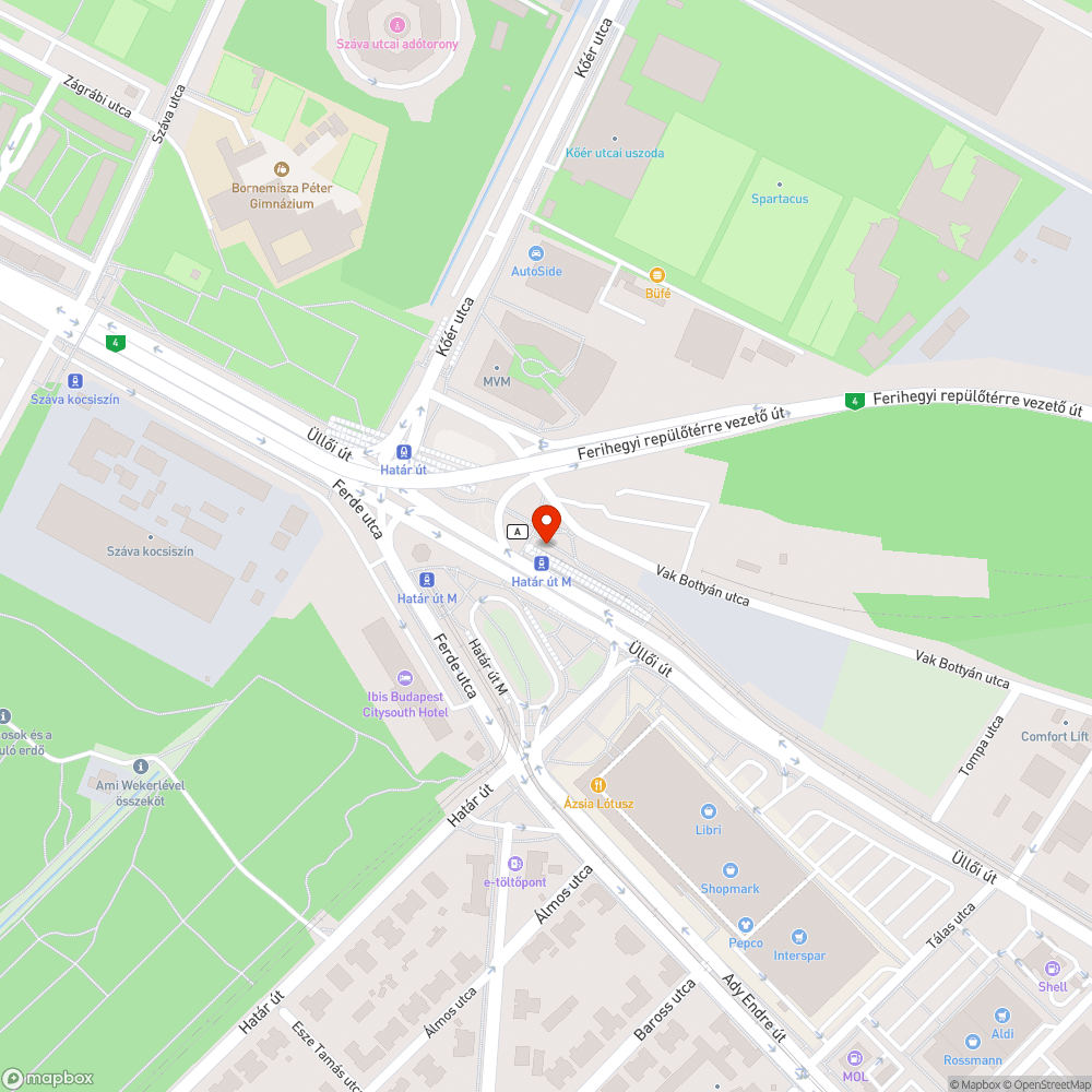 Eldugult lefolyó bejelentés helye