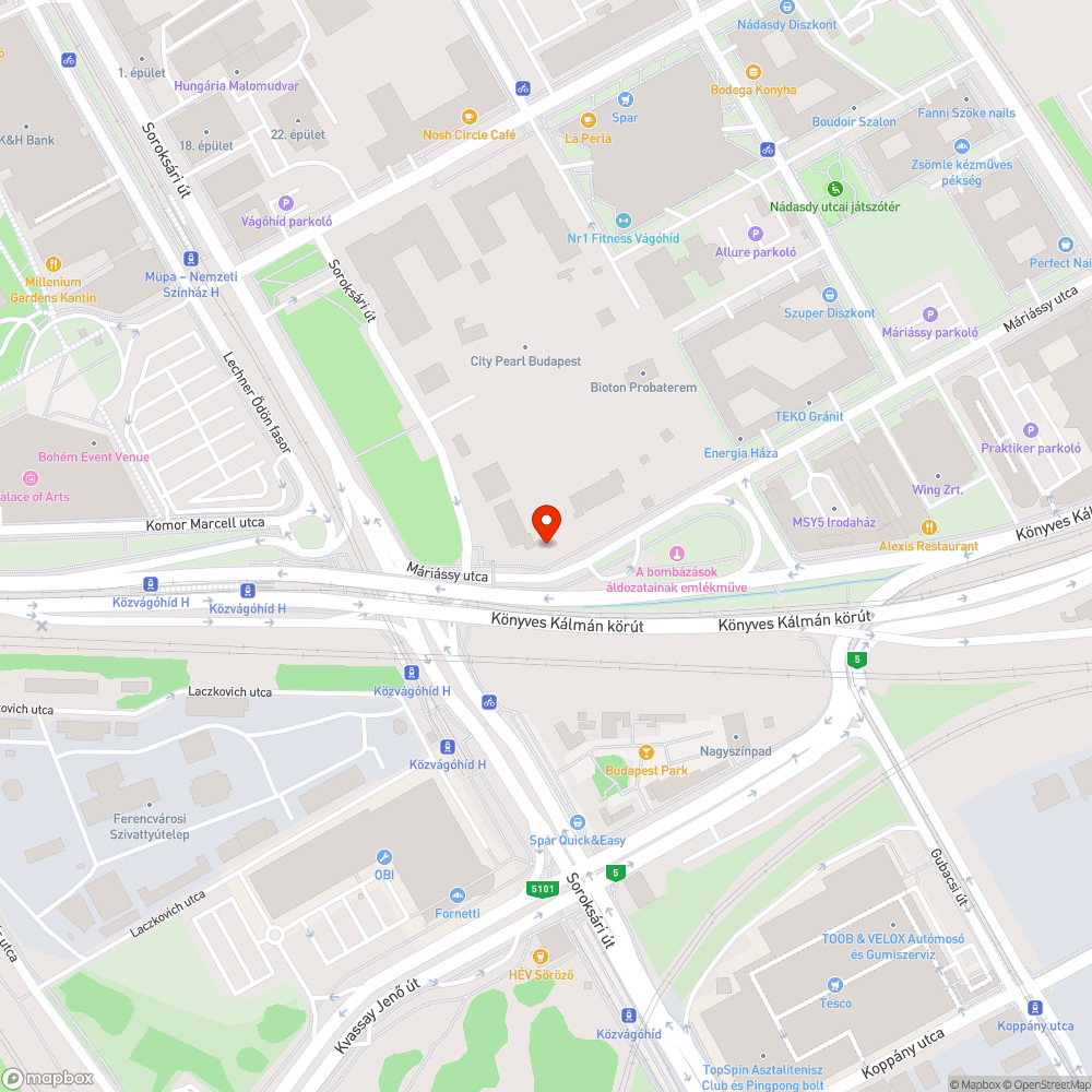 Szeméttelep a híd lábánál bejelentés helye