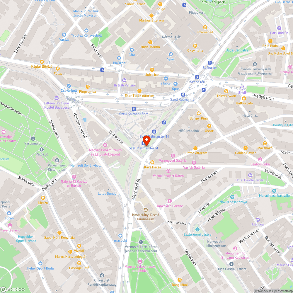 Roncs autó a Széll Kálmán térnél bejelentés helye