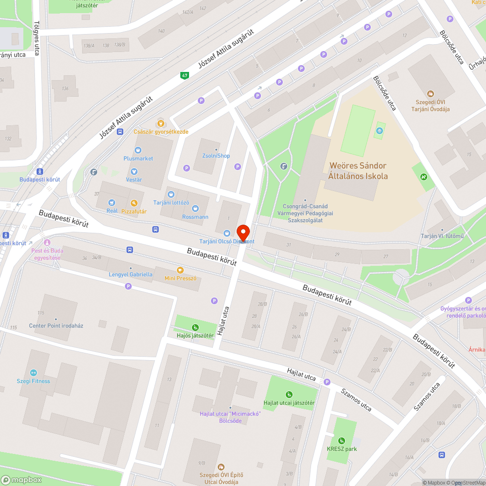 Kerékpárút felfestése elkopott bejelentés helye