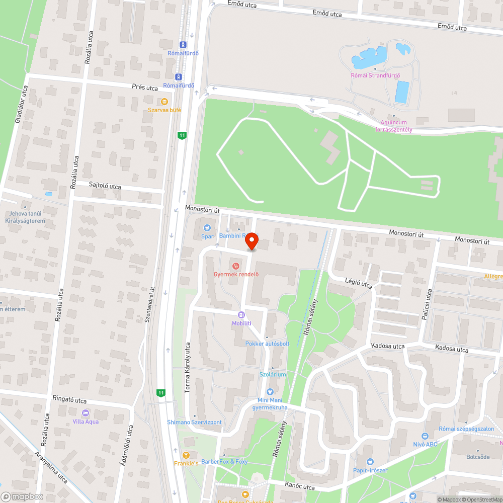 Régi térkép bejelentés helye