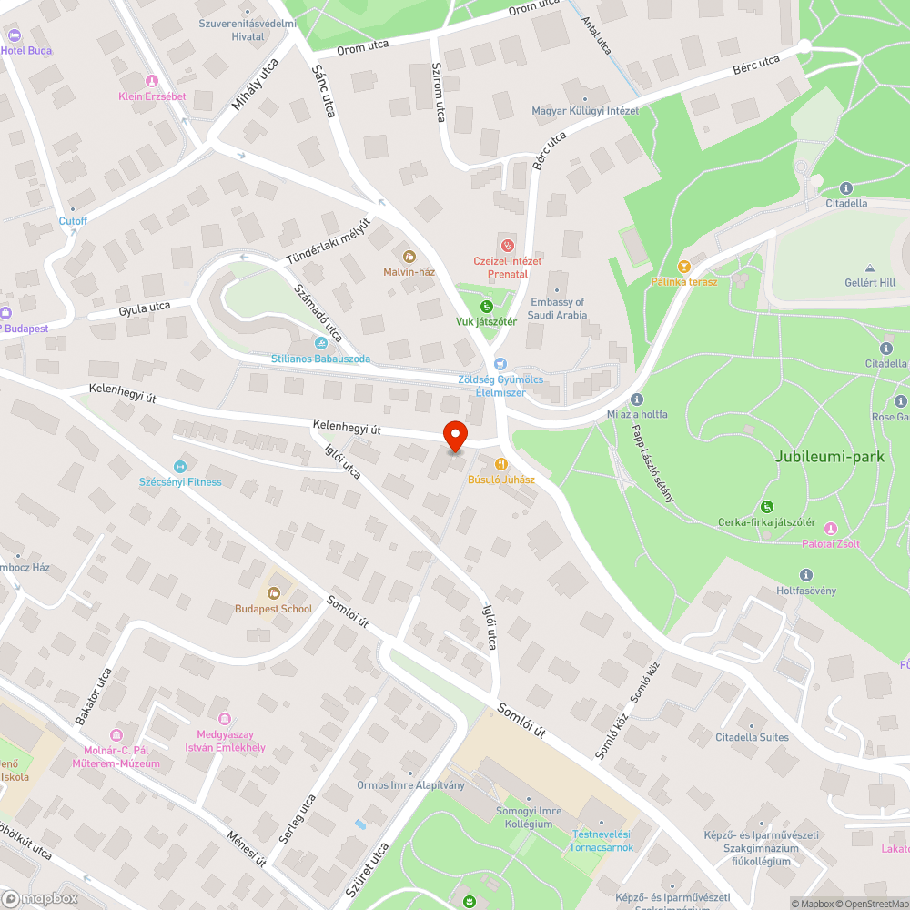 nem működő közvilágítás Kelenhegyi úton bejelentés helye