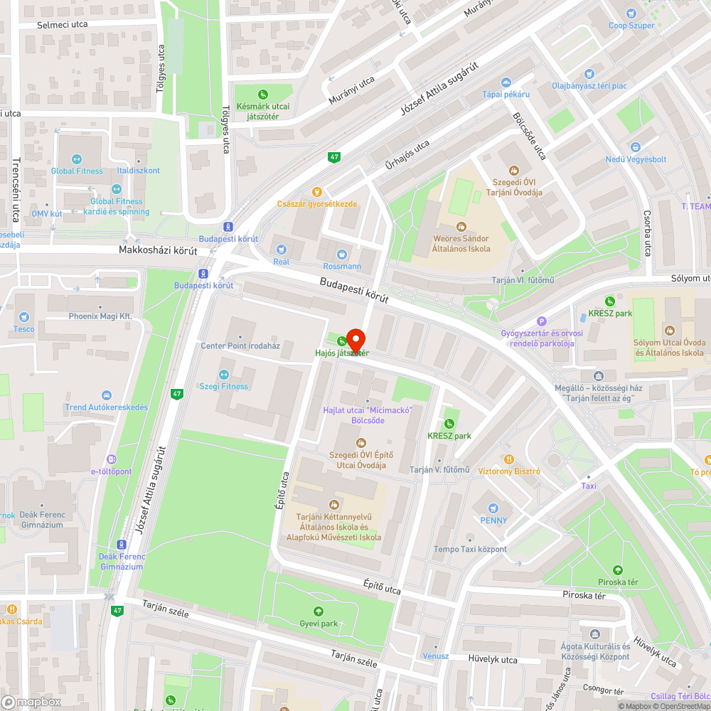 Eldugult lefolyó bejelentés helye