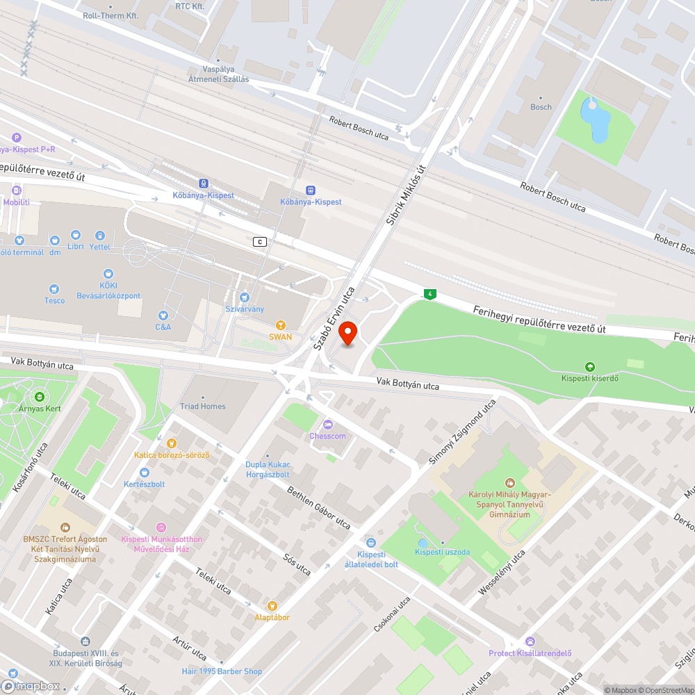 Itt régebben park vol bejelentés helye