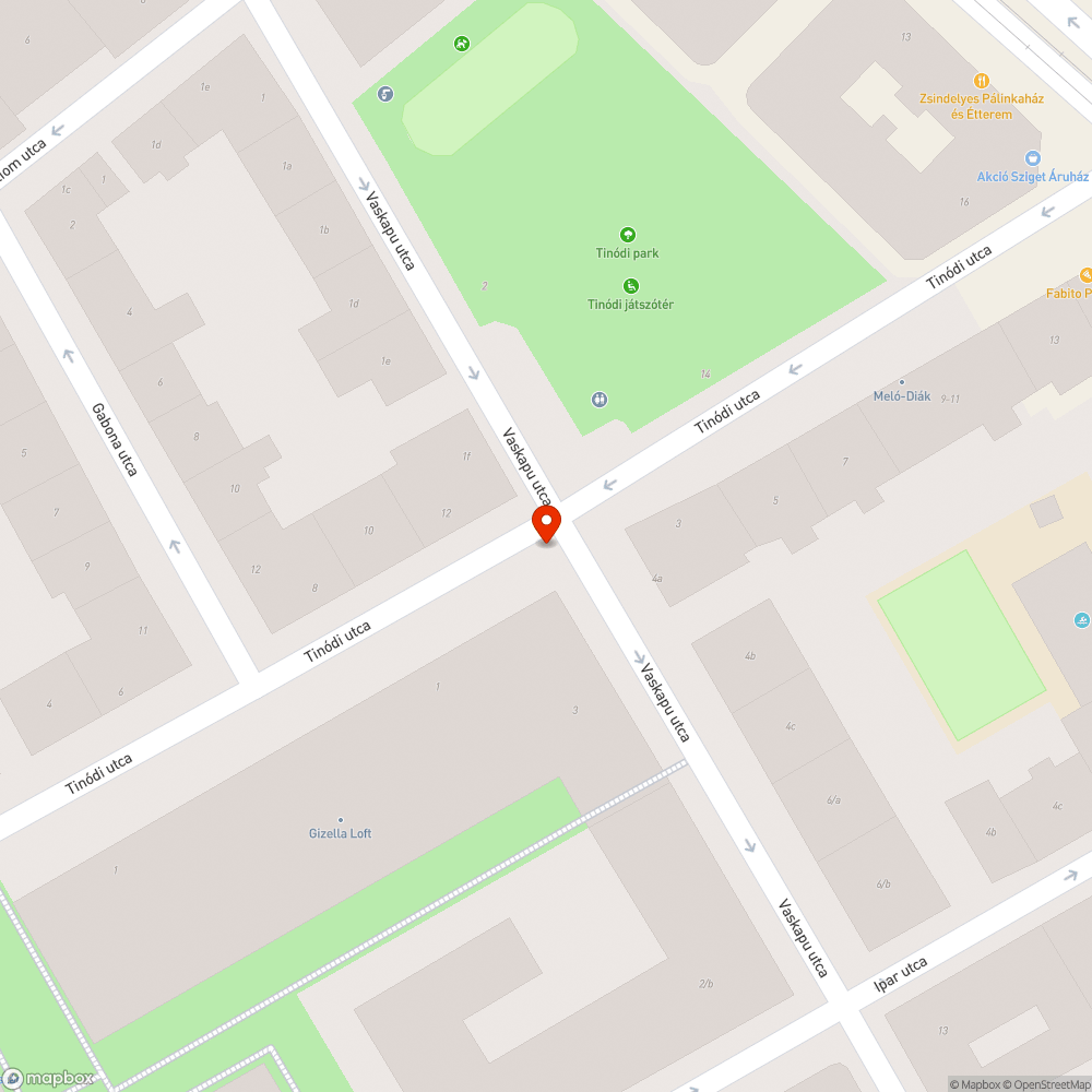 Összefirkált szemetes bejelentés helye