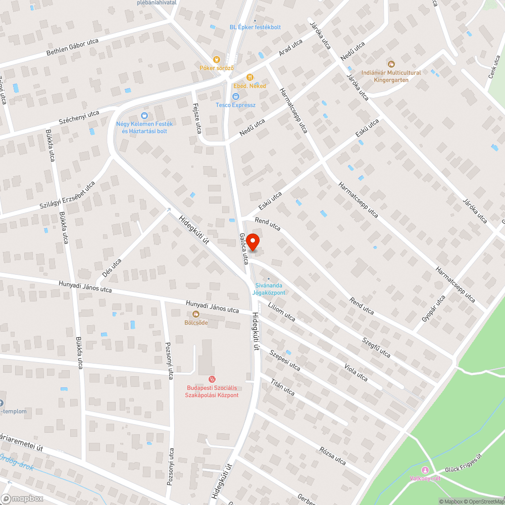 Letört faág bejelentés helye