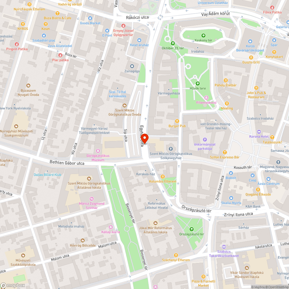 Két kátyú bejelentés helye