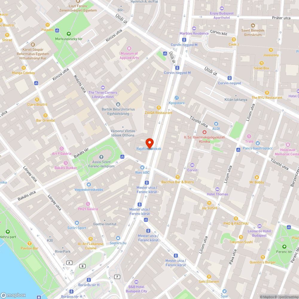 Kukák a kerékpársávon bejelentés helye