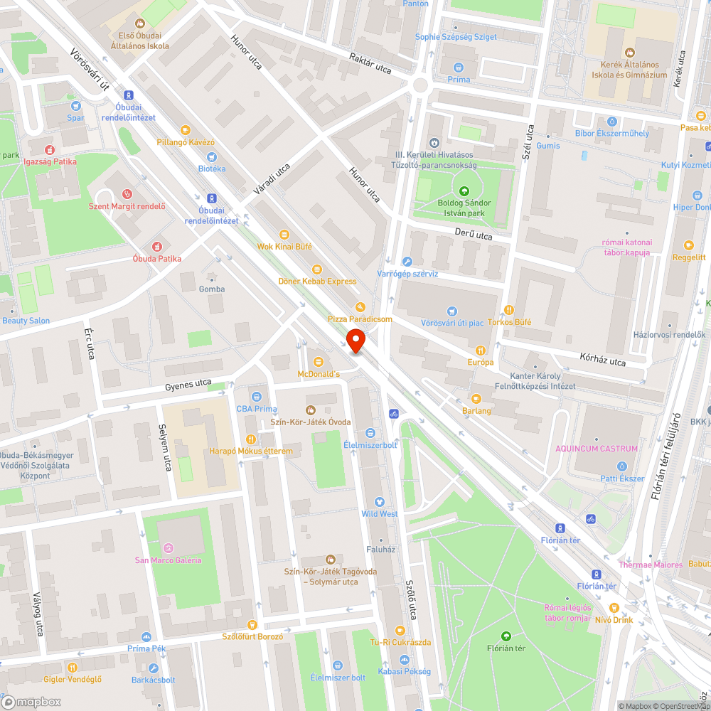 Elforgatott KRESZ-tábla - Vörösvári úti McDonald's bejelentés helye