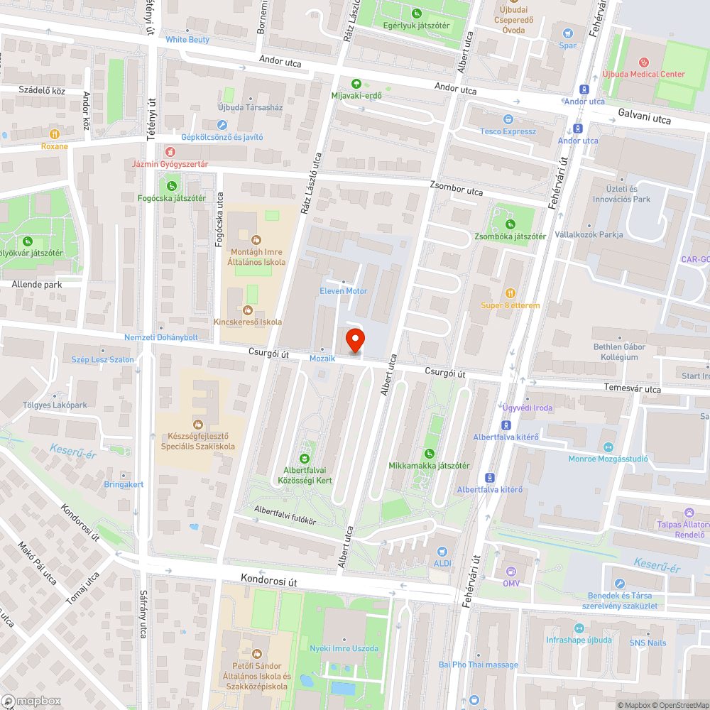 Elhagyott BMW bejelentés helye