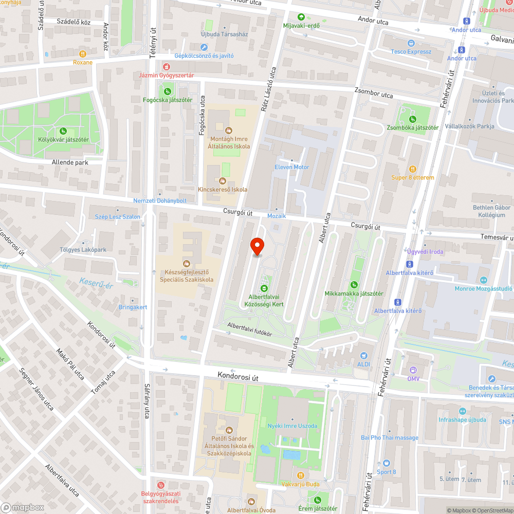 Elhagyott Opel bejelentés helye