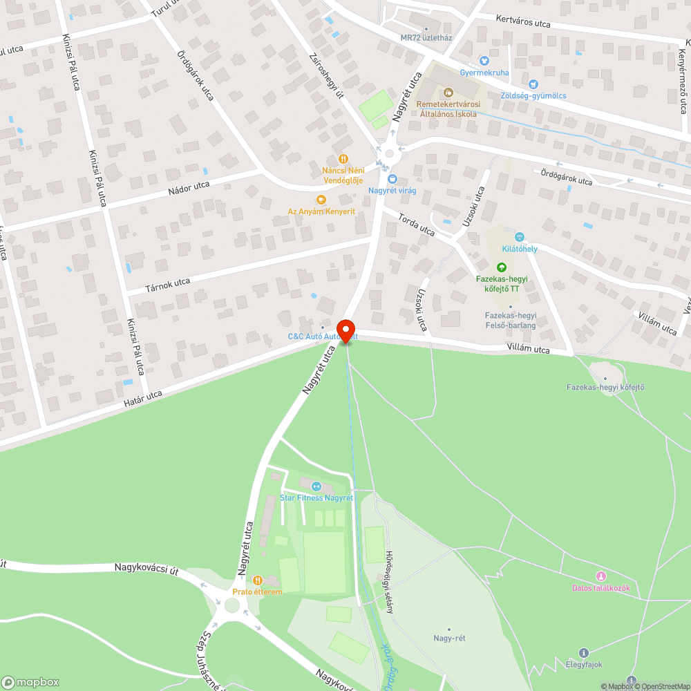 Forgalomból kivont, elhagyott Corsa bejelentés helye