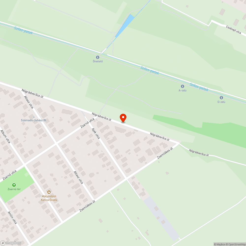 Nagy mennyiségű zöldhulladék bejelentés helye