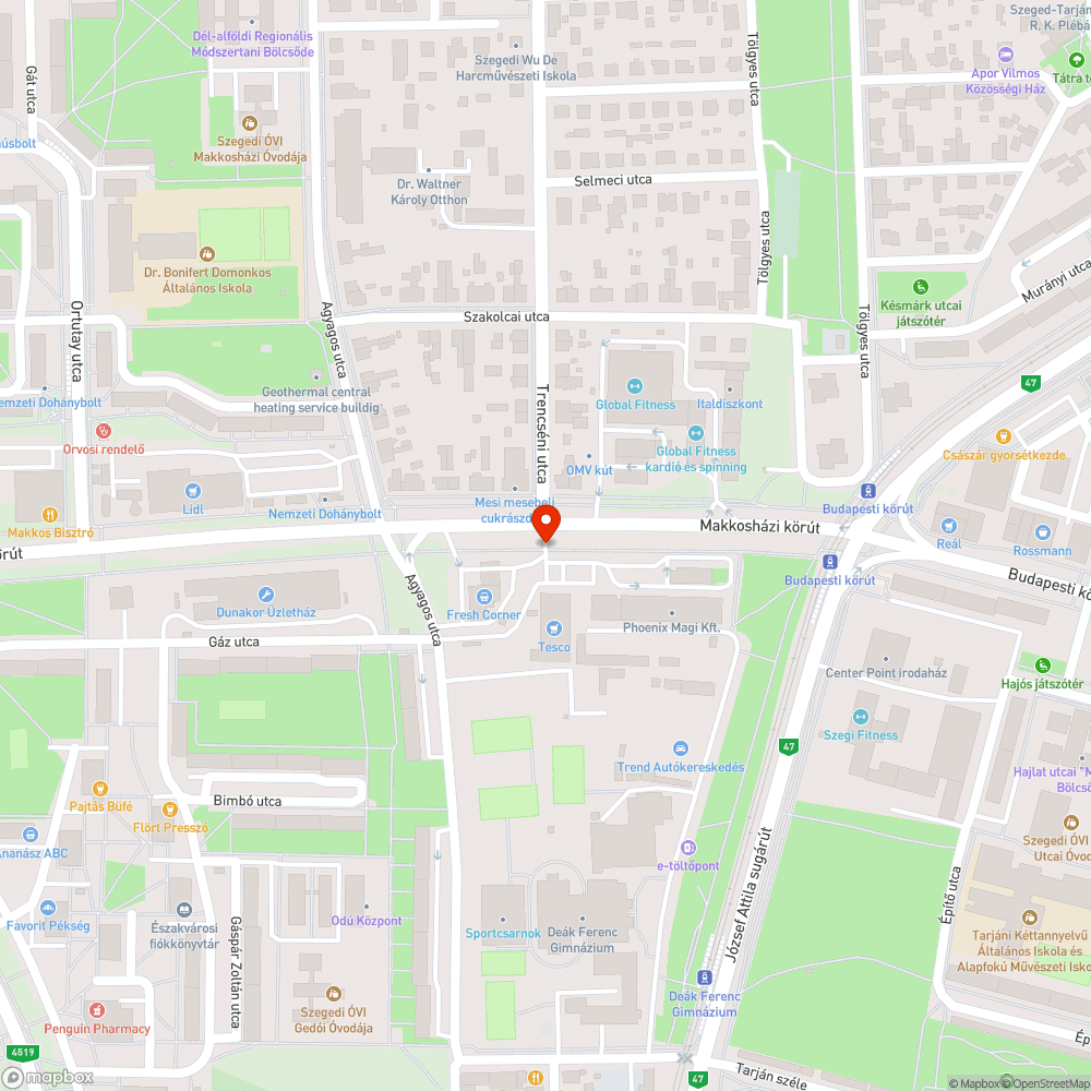 KIdöntött kikerülési irány tábla bejelentés helye