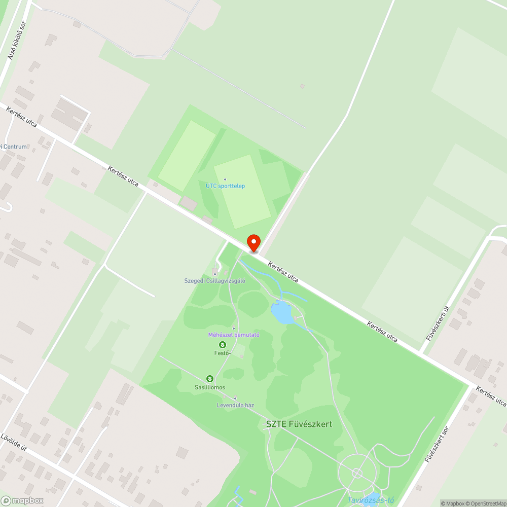 Kertész utcàban vízhálózat karbantartási munkák miatt útakadály és megbénított közlekedés bejelentés helye