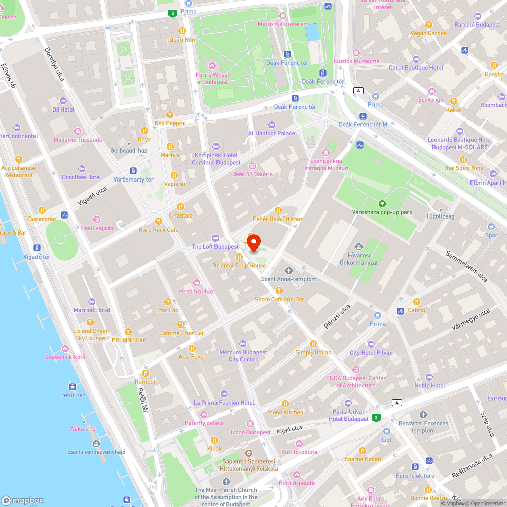 Szervita téri oszlopok bejelentés helye