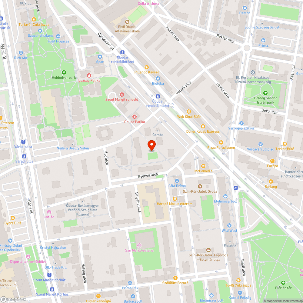 Leszakadt Hinta bejelentés helye