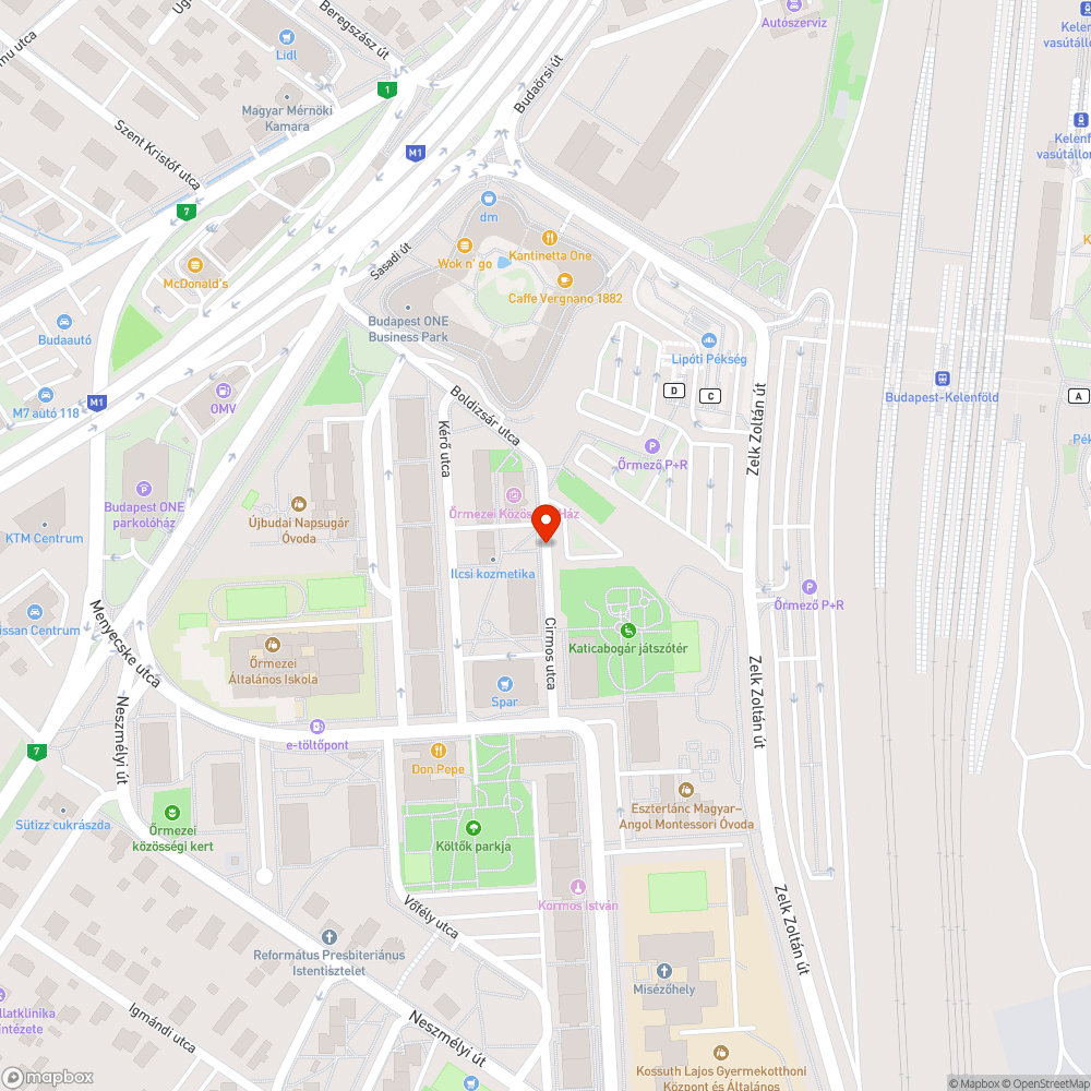 Cirmos utca, tele kuka bejelentés helye