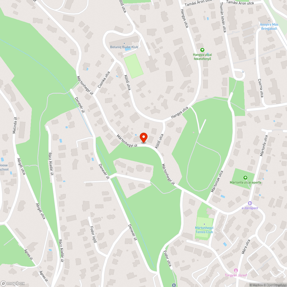 A forgalmat segítő tükör, nem látható bejelentés helye