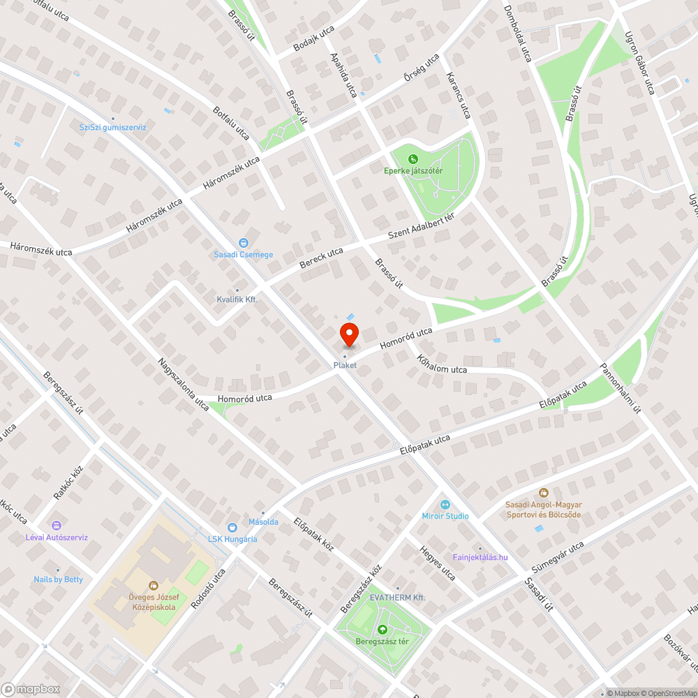 Botlásveszély bejelentés helye