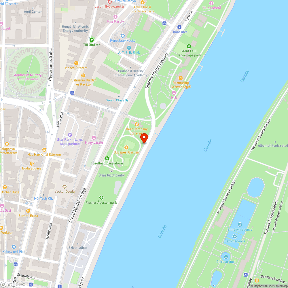 Takarításra váró kerékpárút bejelentés helye