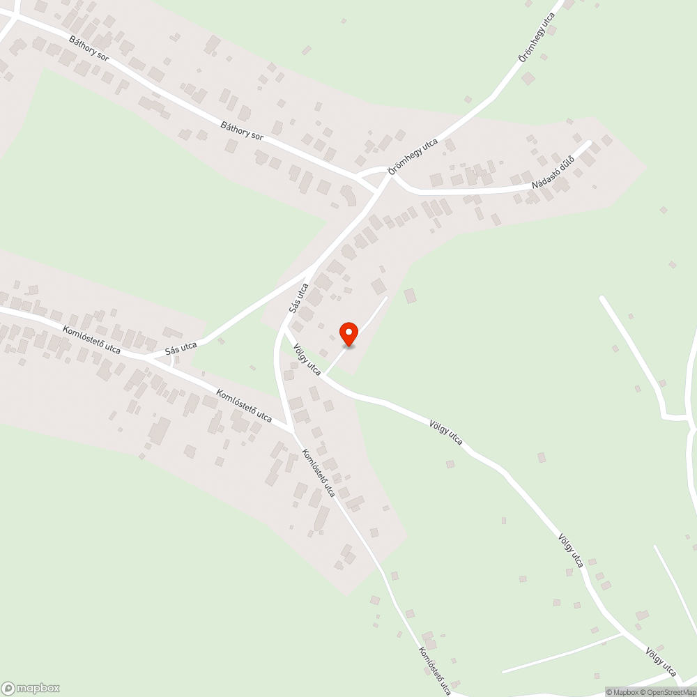 Életveszélyes út bejelentés helye