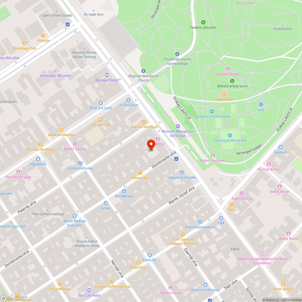 Örökké koszos buszmegálló bejelentés helye