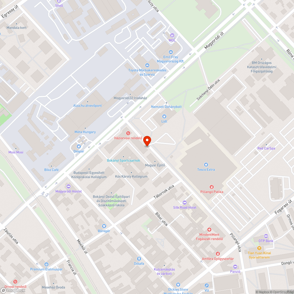 Rendszám nélküli, sérült jármű bejelentés helye