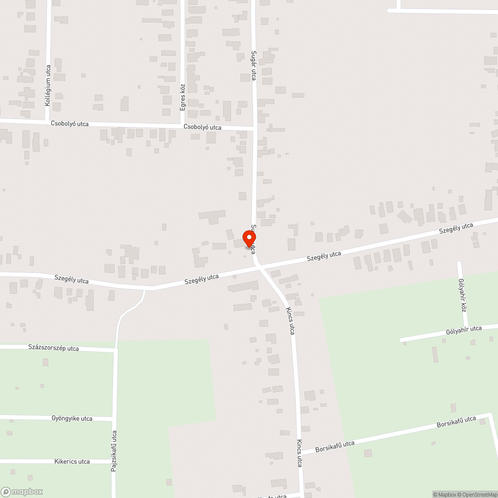 Hatalmas kátyú a Sugár utca elején bejelentés helye