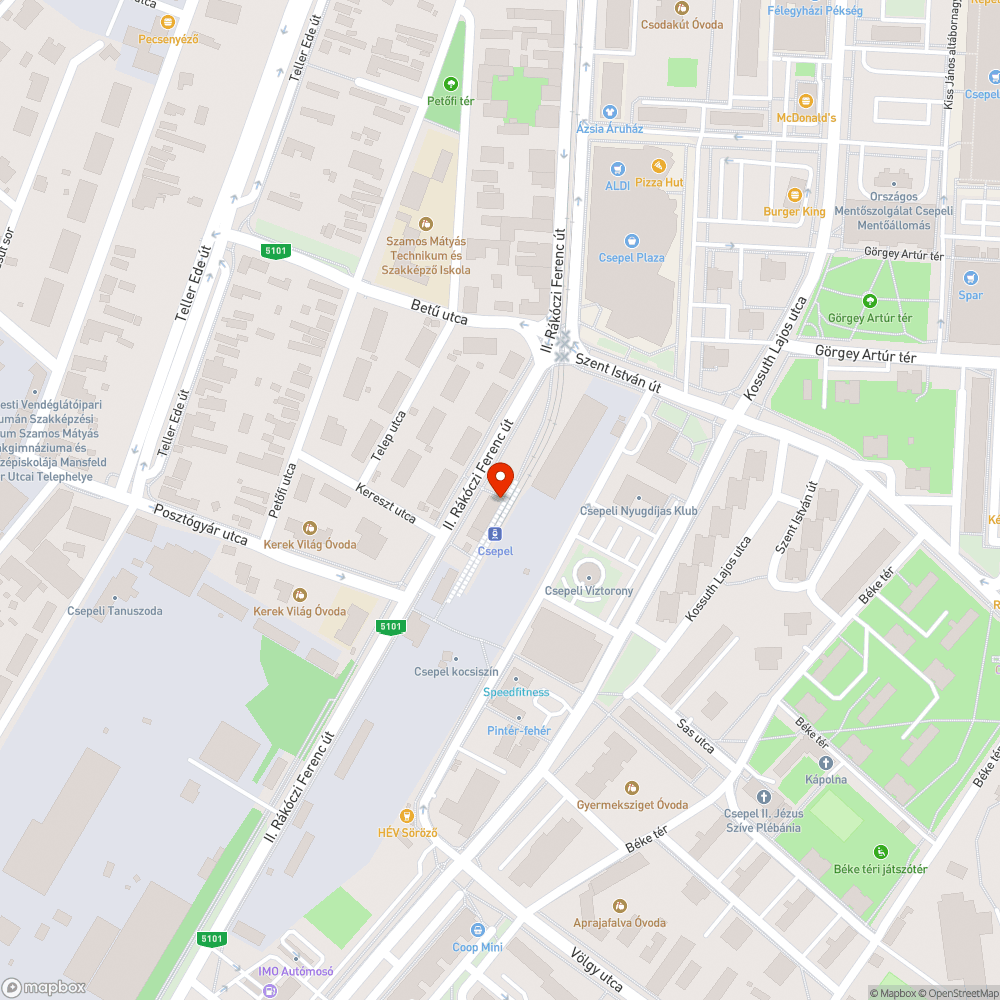 Csepeli HÉV végállomás hangosbemondójának hibabejelentése bejelentés helye