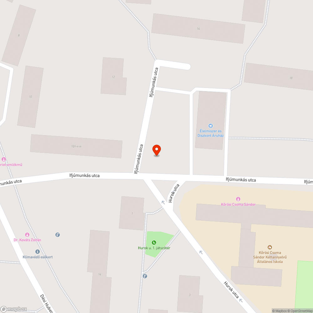 Zöldhulladék bejelentés helye