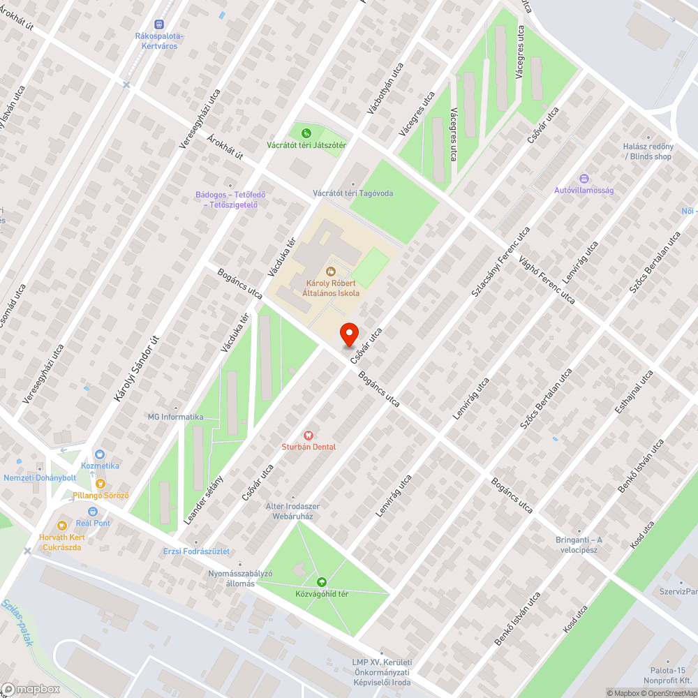 Járda beszakadása bejelentés helye