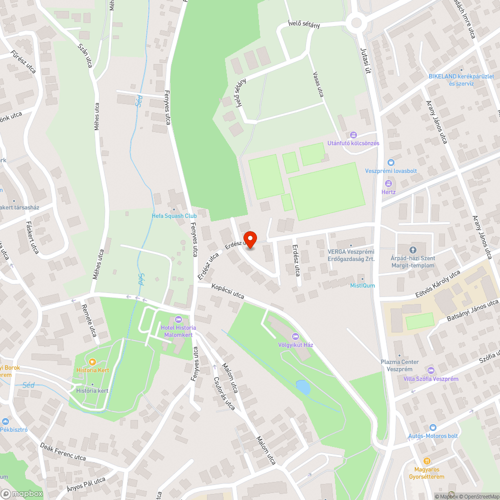 Eldugult esővíz elvezető bejelentés helye