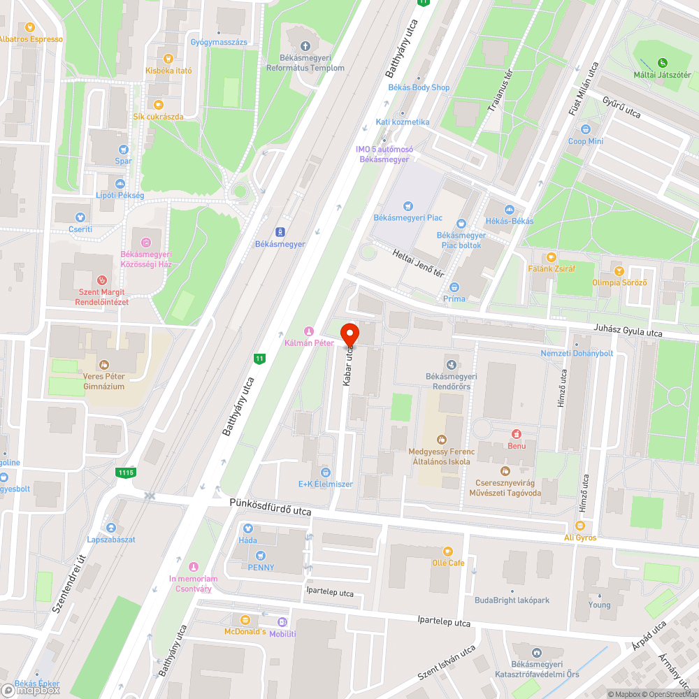 Hiányzó lámpa bejelentés helye