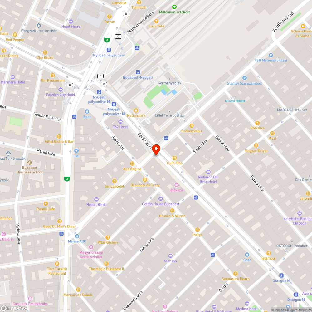 Reklám molinó bejelentés helye