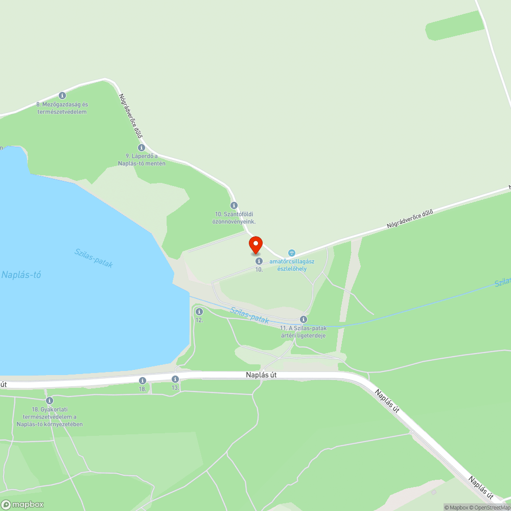 Tanösvény táblák bejelentés helye