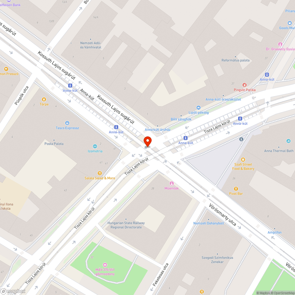 Gyalogosátkelő lámpa nem vált zöldre bejelentés helye