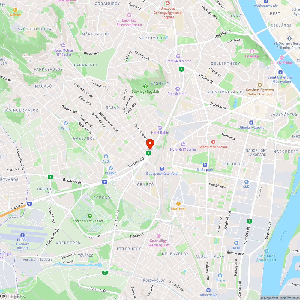 Utcaseprés hiánya Budaörsi út bejelentés helye