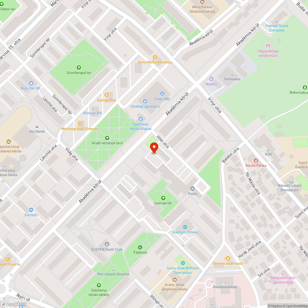 Hiányzó korlát bejelentés helye