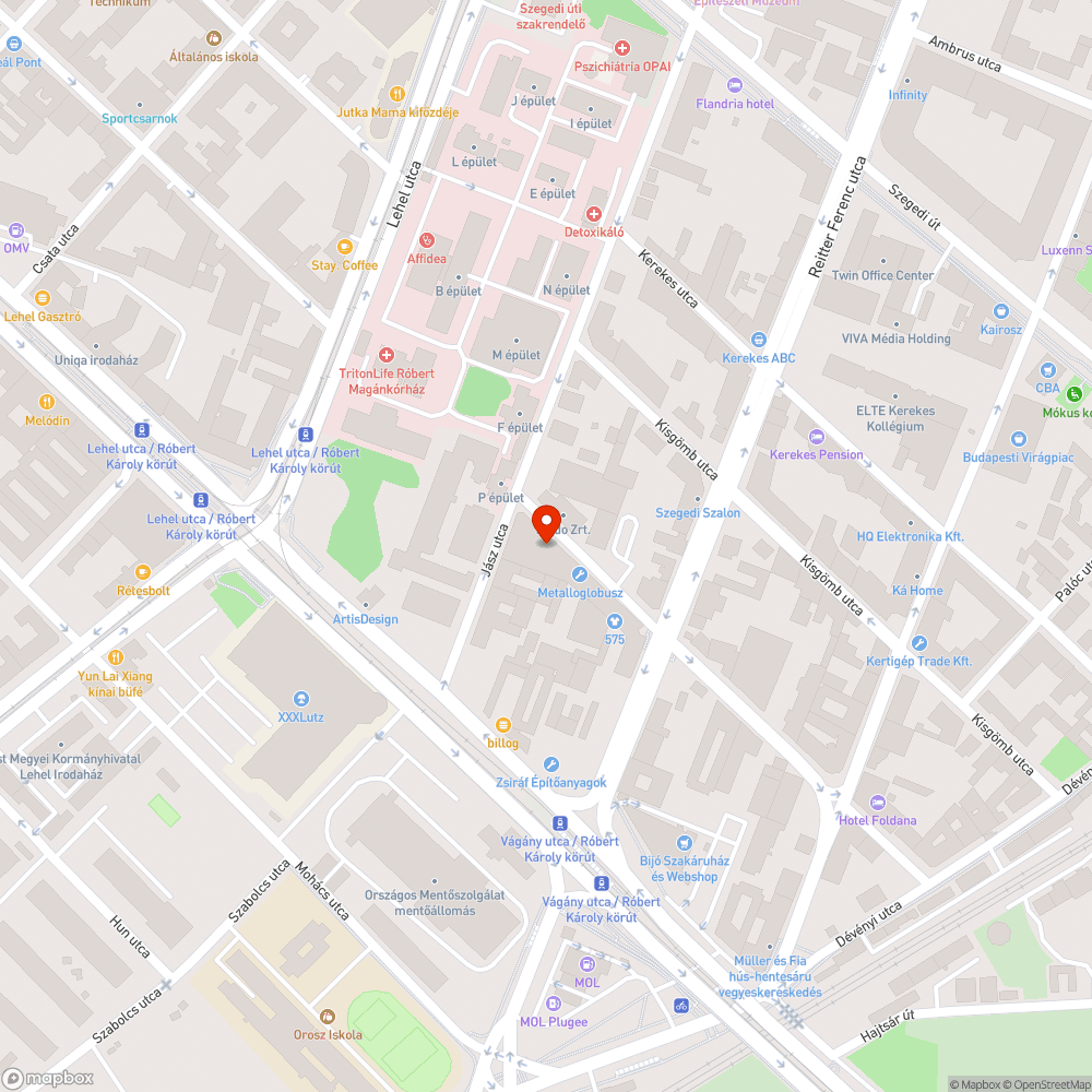 Növényzet fedte járda bejelentés helye