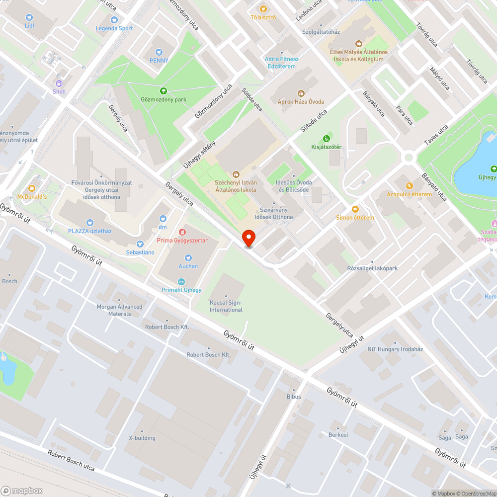 Jelzőtábla visszahelyezése bejelentés helye