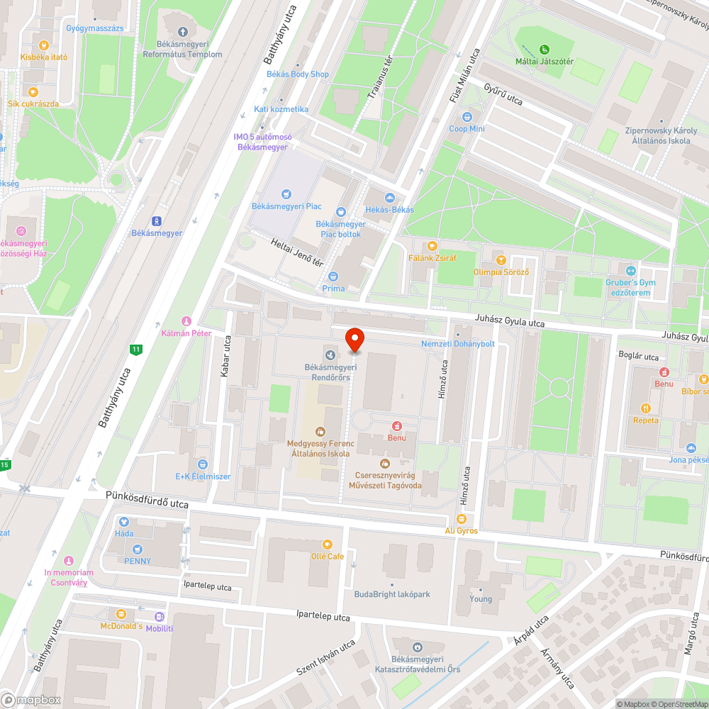 Több közterületi lámpa nem világít bejelentés helye