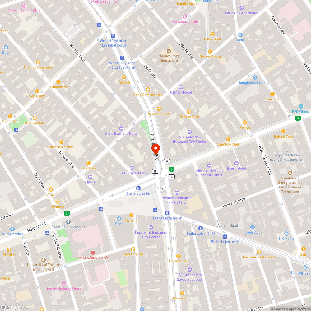 Mosdó bejelentés helye