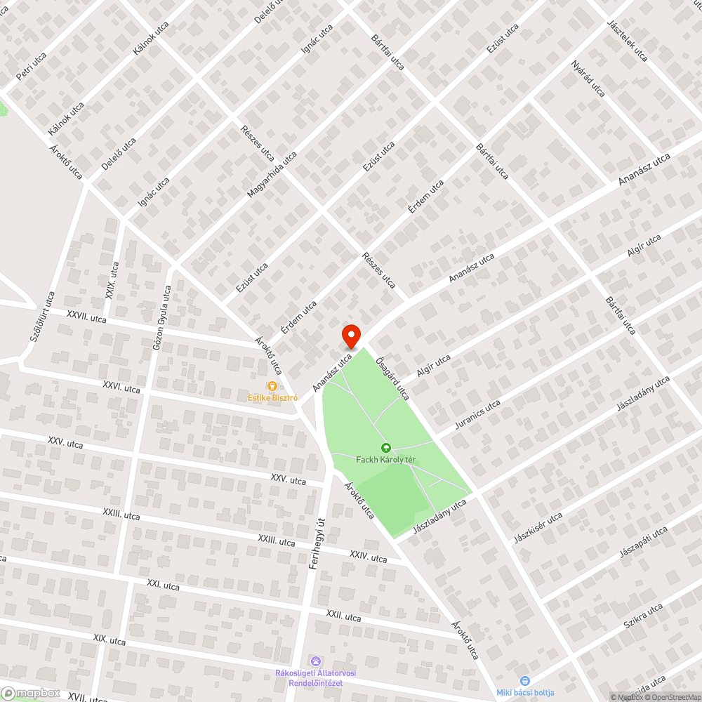 Összefirkált, romos buszmegálló bejelentés helye